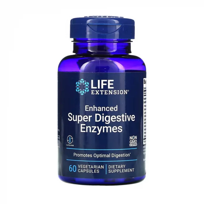 Life Extension Enhaced Super Digestive Enzymes 60 vcaps