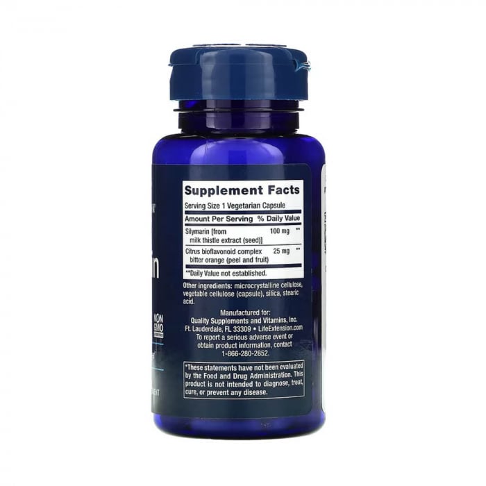 Life Extension Silymarin 100mg 90 vcaps 2