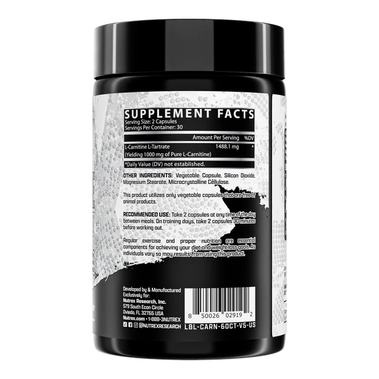 Nutrex L-carnitine 1000 60capsule 2